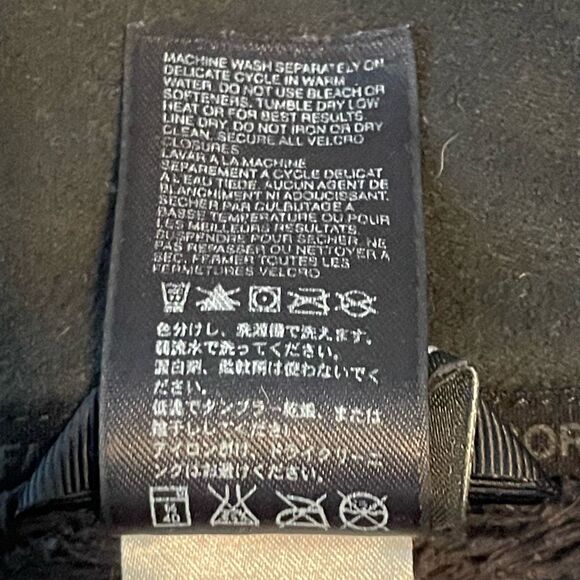 The North Face Osito Pile Fleece Jacket Black Full Zip XL - Picture 12 of 15